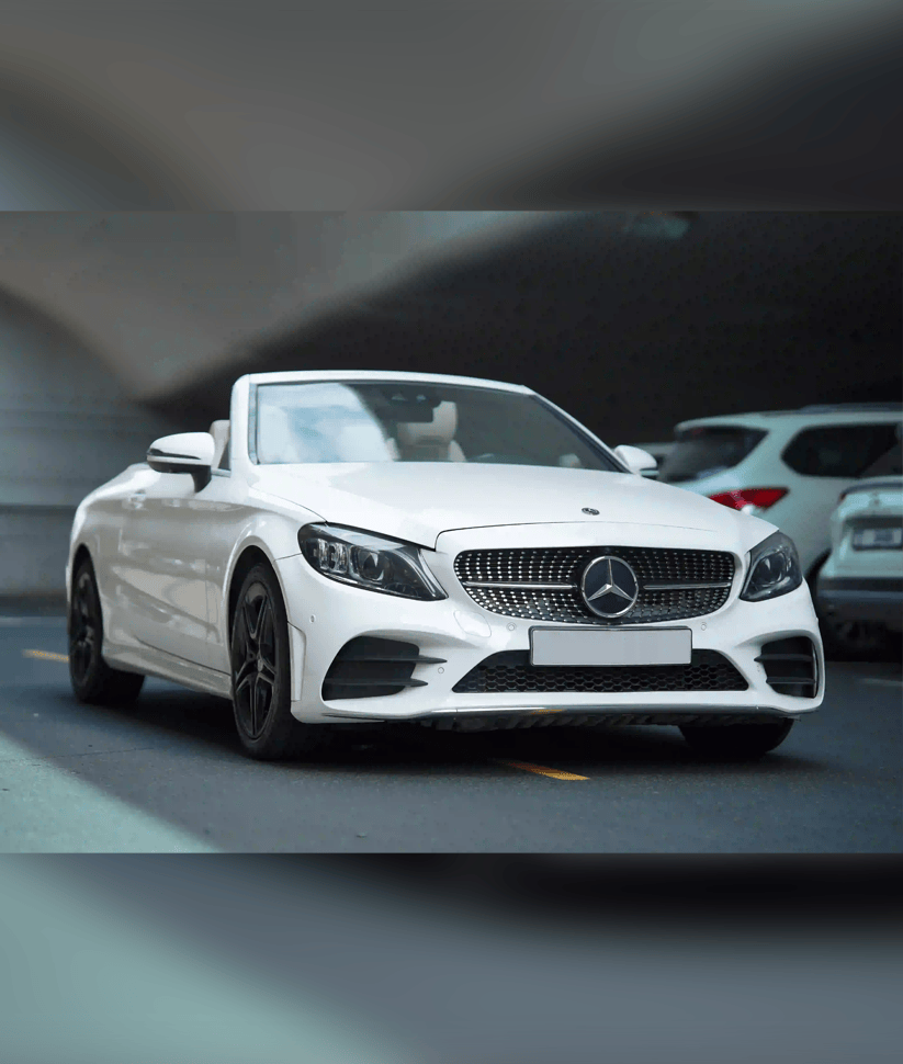Mercedes C300 convertible 2022 White