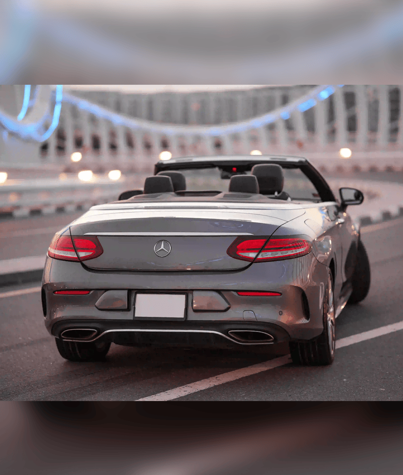 Mercedes C300 convertible 2022 Gray thumbnail 7