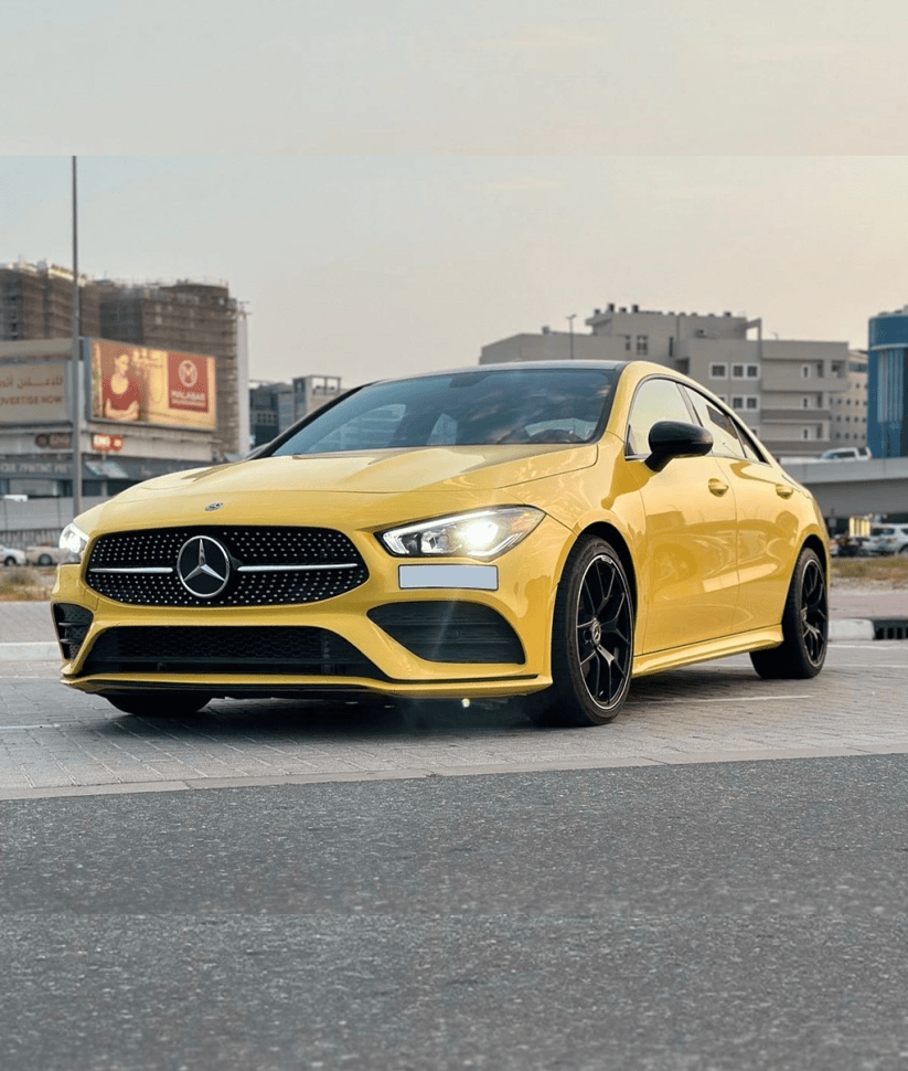 Mercedes Benz CLA 250 2023 Yellow thumbnail 2