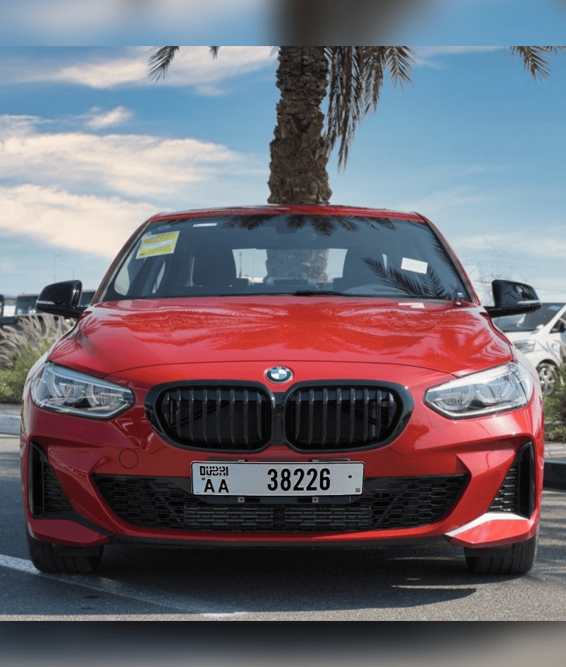 BMW 120I M Sport Version Red with Driver thumbnail 2