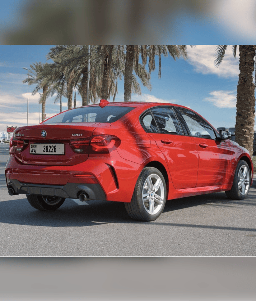 BMW 120I M Sport Version Red with Driver thumbnail 4